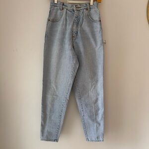 Vintage Bluenotes Light Wash High-Waist Balloon Mom Jeans